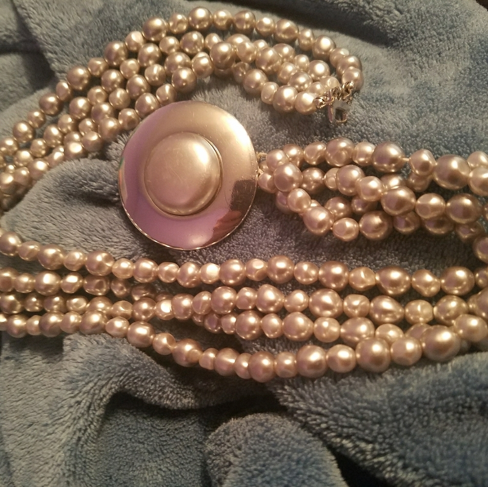 Vintage necklace and earrings